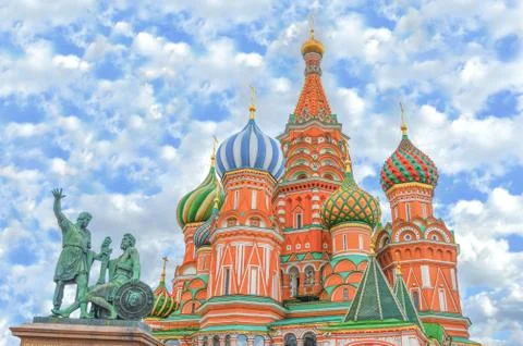 Cathedral of St. Basil Stock Photos