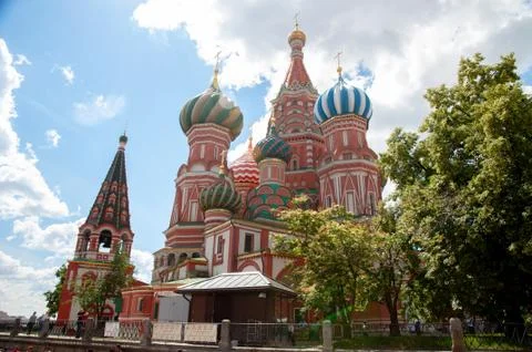 Cathedral of st basil Stock Photos
