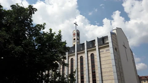 The Cathedral of St Joseph in Sofia, the capital of Bulgaria Stock Footage 231365211