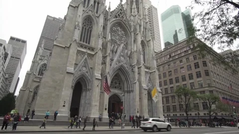 Cathedral of St. Patrick Manhattan New York City United States of America Stock-Footage 135075037
