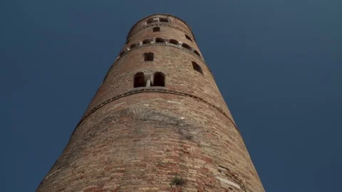 The Cathedral of St. Stephen - Caorle, Veneto, Northern Italy Stock Footage 132107306