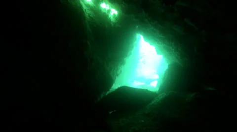 Cathedral swim through Stock Footage 30586555