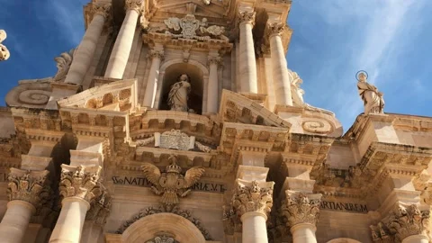 Cathedral of Syracuse 5 Video stock 332619690