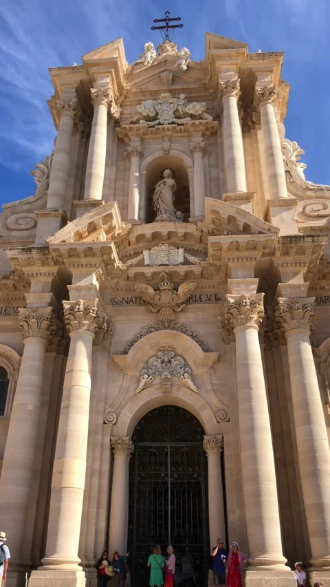 Cathedral of Syracuse 9 Video stock 332619695
