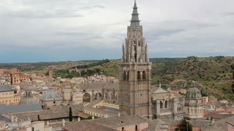 Cathedral of Toledo, Spain Stock Footage 63975157