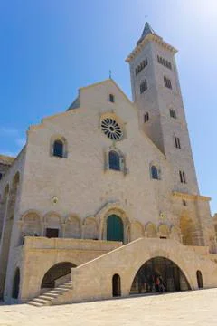 The cathedral of Trani Stock Photos