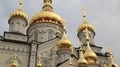 Cathedral of the Transfiguration of the Lord in Pochayiv Lavra, Ukraine HD Footage