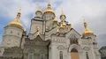 Cathedral of the Transfiguration of the Lord in Pochayiv Lavra, Ukraine HD Footage