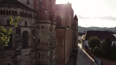 The Cathedral in Trier Stock Footage 92060025