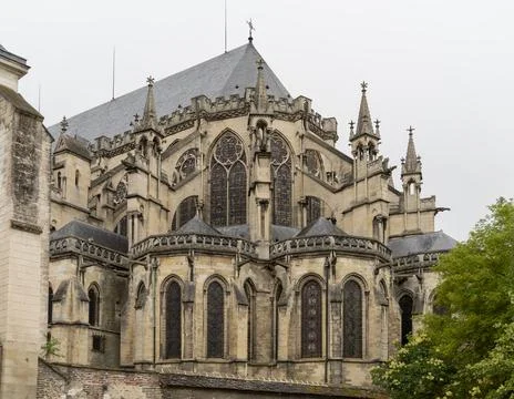 Cathedral of Troyes Stock Photos