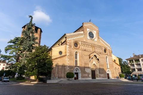 The cathedral of Udine. Stock Photos
