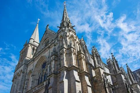 Cathedral in Vannes Stock Photos