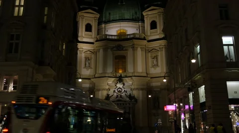 Cathedral in Vienna Video stock 46804200