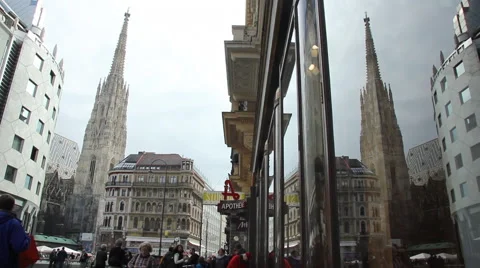 Cathedral in Vienna Video stock 49534443