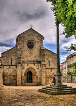 Cathedral of Vila Real Stock Photos