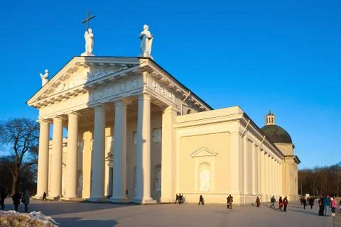 Cathedral in Vilnius. Lithuania. Stock Photos