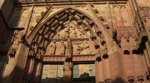 Cathedral in Wetzlar Stock Footage 61545751