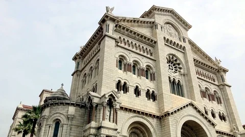 Cathedral.Monaco. Stock Footage 108922495