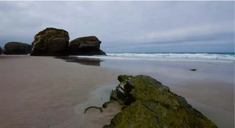 Cathedrals beach Stock Photos