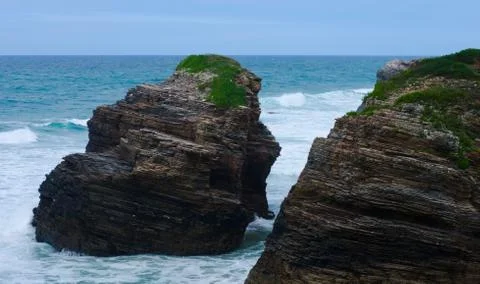 Cathedrals beach Stock Photos