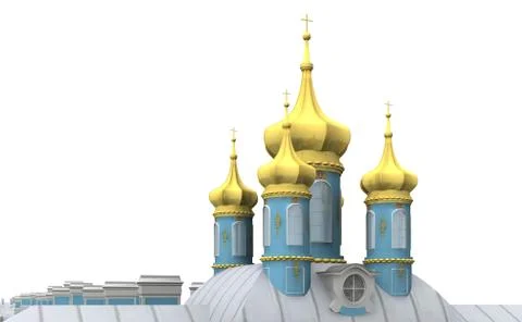 Catherine palace 10 Stock Illustration