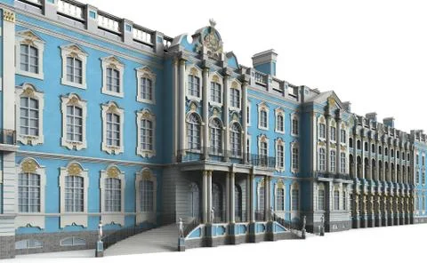 Catherine palace 10 Stock Illustration
