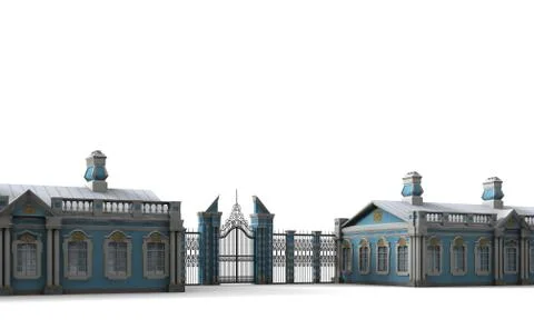 Catherine palace 13 Stock Illustration