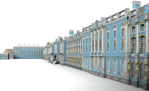 Catherine palace 4 Stock Illustration