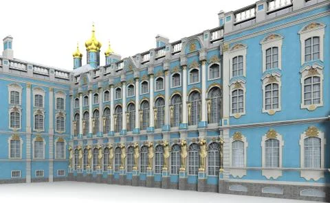 Catherine palace 7 Stock Illustration