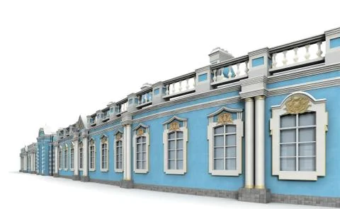Catherine palace 8 Stock Illustration