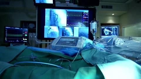 Catheterization room Stock Footage 44241836