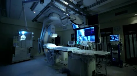 Catheterization room hospital. Stock Footage 44243826