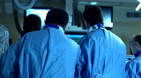 Catheterization room Surgery Stock Footage 44241724