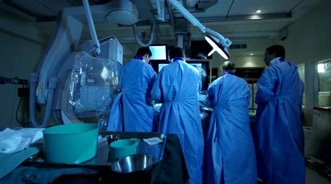 Catheterization room Surgery Stock Footage 44242020