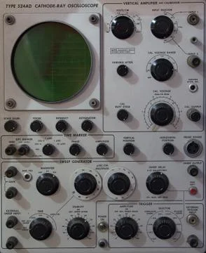 Cathode-ray oscilloscope Stock Photos