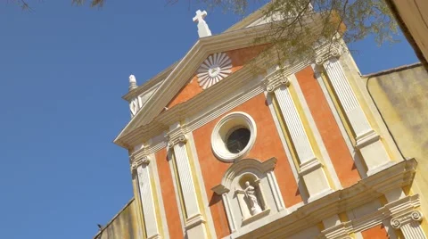 Catholic Cathedral in Antibes Stock Footage 49069341
