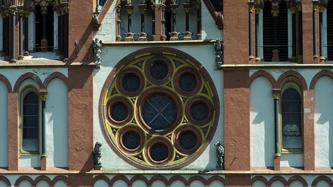 Catholic Cathedral of Limburg Stock Footage 77144996