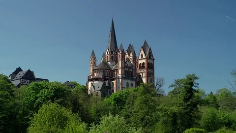 Catholic Cathedral of Limburg Stock Footage 77161828