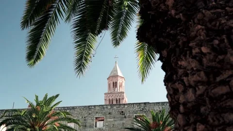 Catholic Cathedral in Split Croatia Stock Footage 201624476