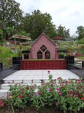 Catholic Cemetery. Stockfoto's