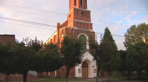 Catholic church 4 Stock Footage 8647523