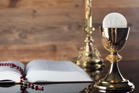 Catholic concept background. Stock Photos