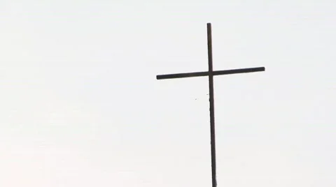 Catholic cross Stock Footage 495344