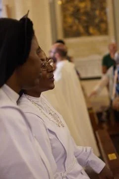 Catholic mass. 스톡 사진