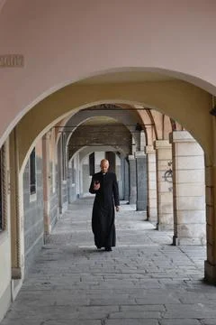 Catholic Priest Foto stock