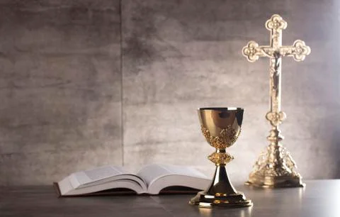Catholic religion theme Stock Photos