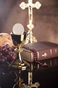 Catholic religion theme Stock Photos