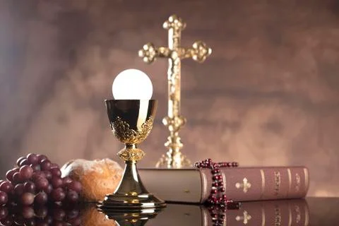 Catholic religion theme Stock Photos