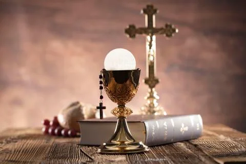 Catholic religion theme Stock Photos