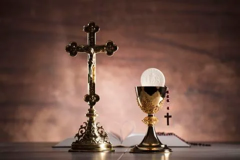 Catholic religion theme Stock Photos